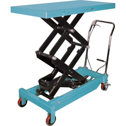 Table &eacute;l&eacute;vatrice robuste &agrave; ciseaux hydraulique, 48" lo x 24" la, Acier, Capacit&eacute; 1545 lb Rideout Tool & Machine Inc.