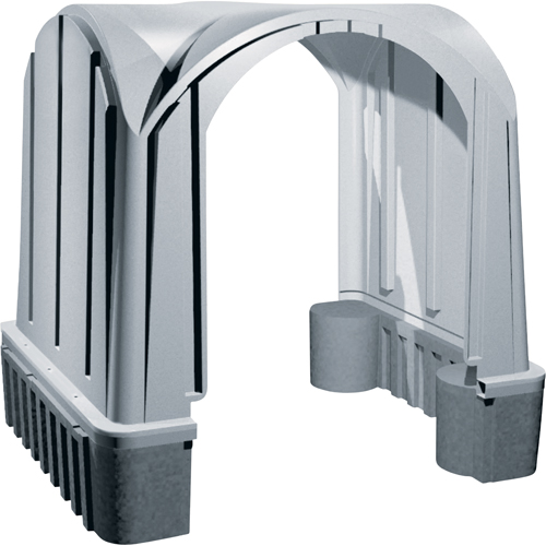 Abris en poly pour l'ext&eacute;rieur, 2 murs, 7' lo x 6' la x 7' h Rideout Tool & Machine Inc.