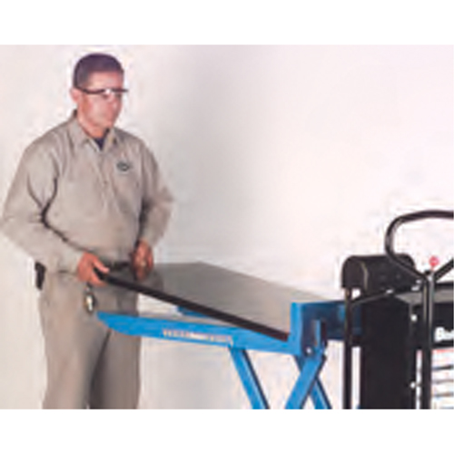 Chariots/tables hydrauliques pour palettes - Tables en option Rideout Tool & Machine Inc.