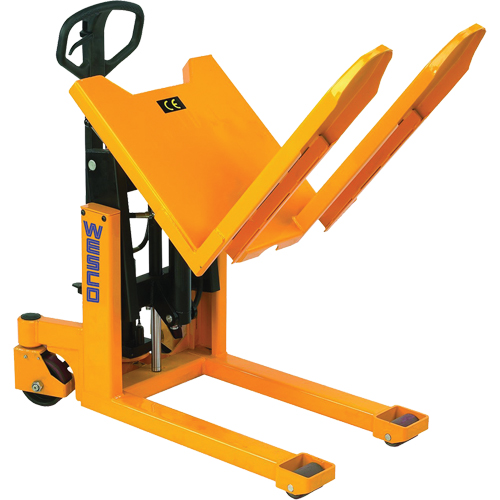 Ergonomic Pallet Tilter, 90° Tilt, 2200 lbs. Capacity, 51-2/3" L x 21-1/2" W x 44-1/4" H Rideout Tool & Machine Inc.
