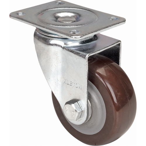 Caster, Swivel, 4" (101.6 mm), Polyurethane, 440 lbs. (199.58 kg.) Rideout Tool & Machine Inc.