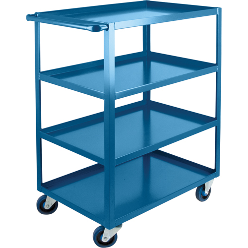 Heavy-Duty Shelf Carts, 4 Tiers, 24" W x 48" H x 39" D, 1200 lbs. Capacity Rideout Tool & Machine Inc.