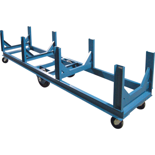 Bar Cradle Truck, 96" L x 28" W x 29" H, 5000 lbs. Capacity, Phenolic Wheels Rideout Tool & Machine Inc.
