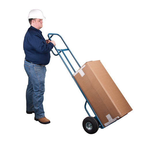 Deluxe Hi-Boy Hand Truck, P-Handle Handle, Steel, 72" Height, 700 lbs. Capacity Rideout Tool & Machine Inc.