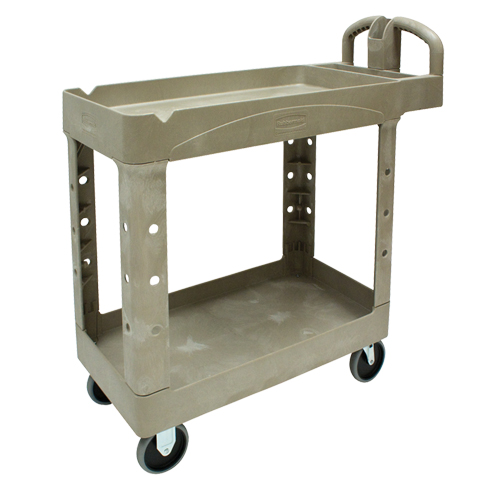 Heavy Duty Utility Cart - 4500-88, 2 Tiers, 17-1/8" x 33-1/4" x 39", 500 lbs. Capacity Rideout Tool & Machine Inc.