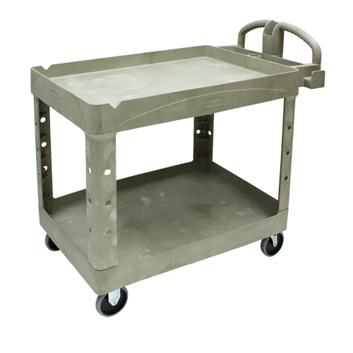 Heavy Duty Utility Cart - 4520-88, 2 Tiers, 25-1/4" x 39" x 44", 500 lbs. Capacity Rideout Tool & Machine Inc.