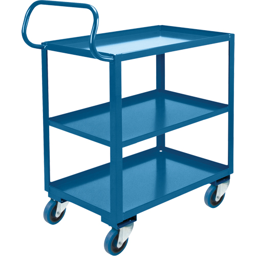 Ergonomic Shelf Truck, 800 lbs. Capacity, Steel, 26" W x 37" H x 38" D, Lip Up Rideout Tool & Machine Inc.