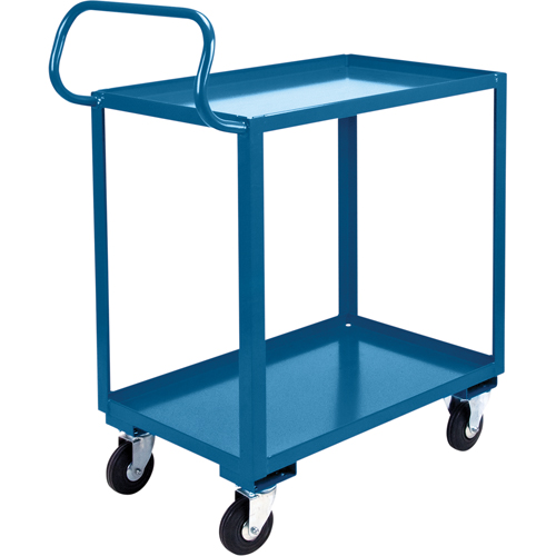 Ergonomic Shelf Truck, 800 lbs. Capacity, Steel, 20" W x 37" H x 32" D, Lip Up Rideout Tool & Machine Inc.