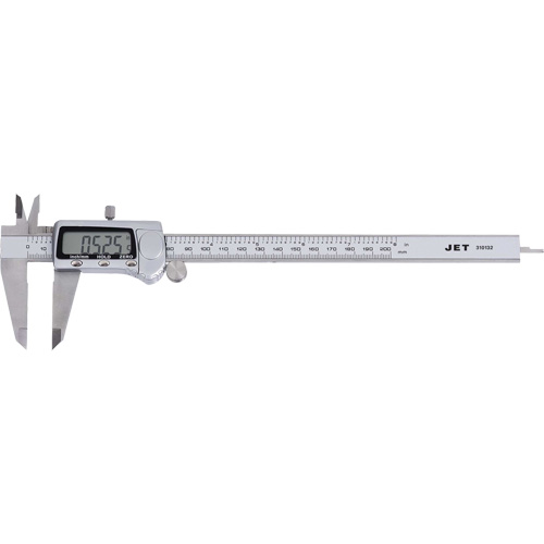 JEDC-8 Digital Caliper, 0" - 8" (0 mm - 200 mm) Range Rideout Tool & Machine Inc.