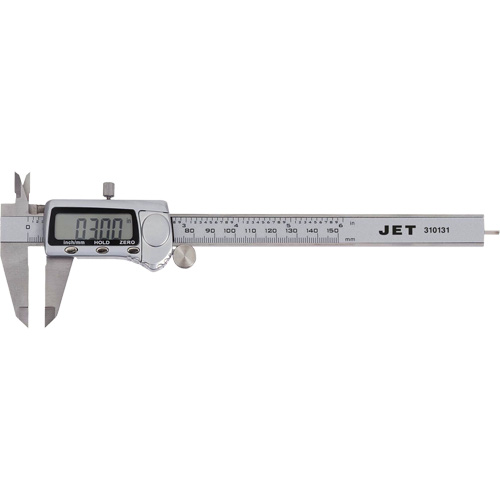 JEDC-6 Premium Digital Caliper, 0" - 6" (0 mm - 150 mm) Range Rideout Tool & Machine Inc.