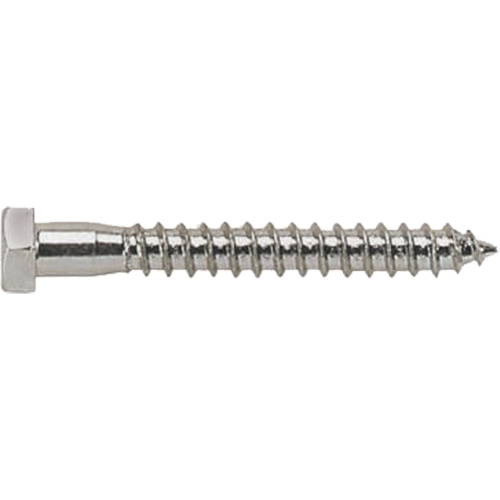 Lag Screw, 5/16" x 3-1/2" L, Zinc Plated Rideout Tool & Machine Inc.