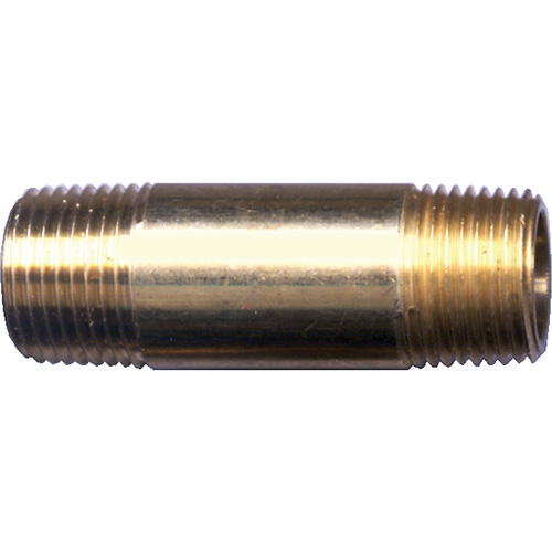 Long Nipple, Brass, 1/8", NPT Rideout Tool & Machine Inc.