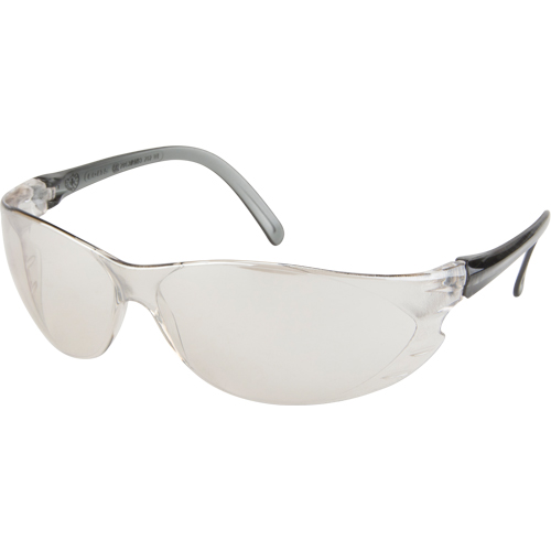 Twister Series Safety Glasses, Indoor/Outdoor Mirror Lens, Anti-Scratch, ANSI Z87+/Meets/Exceeds CSA Z94.3 Rideout Tool & Machine Inc.