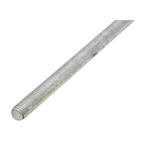 Threaded Rod, 1/4"-20, 36" L, Galvanized, Grade 2 Grade Rideout Tool & Machine Inc.