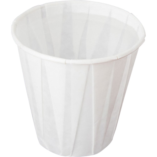 Gobelet pliss&eacute;, Papier, 5 oz, Blanc Rideout Tool & Machine Inc.