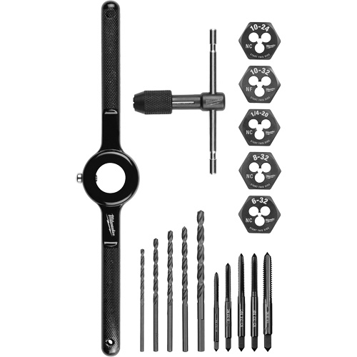 Tap and Die Set, 17 Pieces Rideout Tool & Machine Inc.