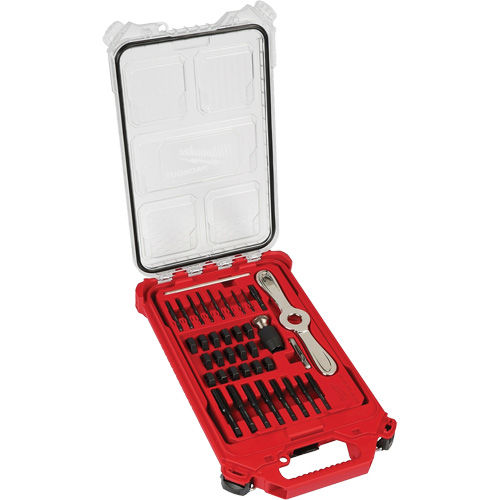 SAE Tap & Die PackOut Set with Hex-Lok 2-in-1 Handle, 38 Pieces Rideout Tool & Machine Inc.