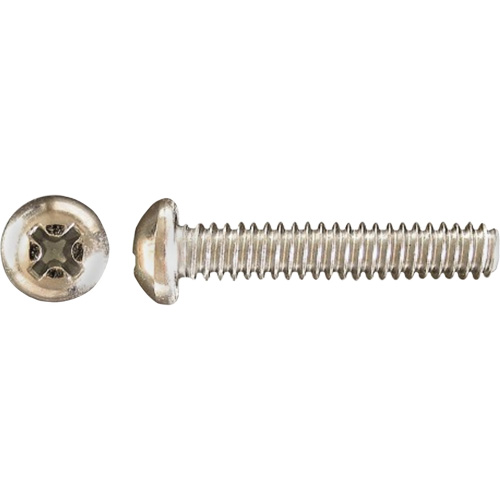 Pan Phillips HD Machine Screws, #10 x 1" L, Zinc Plated Rideout Tool & Machine Inc.