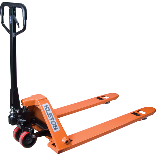 Low Profile Hydraulic Pallet Truck, 48" L x 27" W, 3300 lbs. Cap. Rideout Tool & Machine Inc.