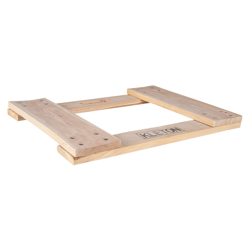 Hardwood Dolly Frame, Not Included Wheels, 900 lbs. Capacity, 18" W x 24" D x 1.5" H Rideout Tool & Machine Inc.