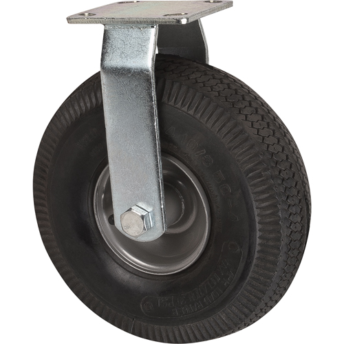 Heavy-Duty Platform Truck - Replacement Casters, Rigid, 10" (254 mm), Pneumatic, 400 lbs. (181 kg.) Rideout Tool & Machine Inc.