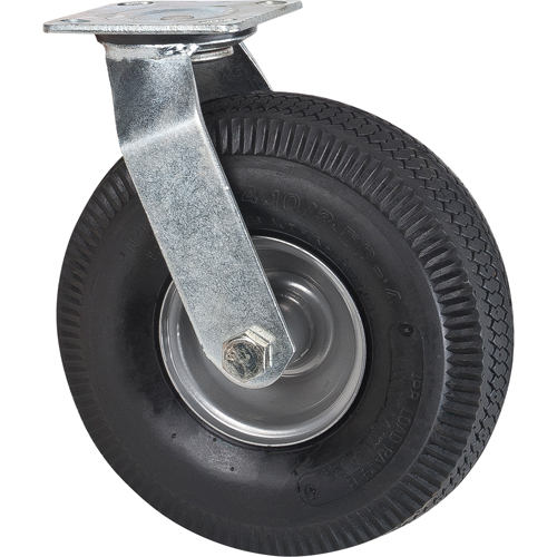Heavy-Duty Platform Truck - Replacement Casters, Swivel, 10" (254 mm), Pneumatic, 400 lbs. (181 kg.) Rideout Tool & Machine Inc.