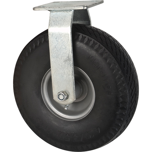 Flat-Free Casters, Rigid, 10" (254 mm), Flat-Free, 300 lbs. (136 kg.) Rideout Tool & Machine Inc.