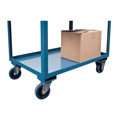 Deep Lipped Service Cart, 2 Tiers, 24" W x 47" H x 36" D, 1200 lbs. Capacity Rideout Tool & Machine Inc.
