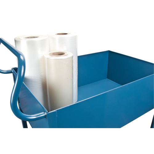 Deep Lipped Service Cart, 2 Tiers, 24" W x 47" H x 36" D, 1200 lbs. Capacity Rideout Tool & Machine Inc.