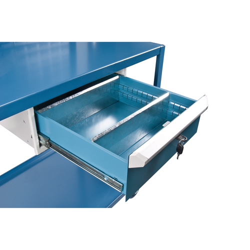 Chariots de service mobiles, 2 Tiers, 24" la x 57" h x 40" p, Capacit&eacute; 1200 lb Rideout Tool & Machine Inc.