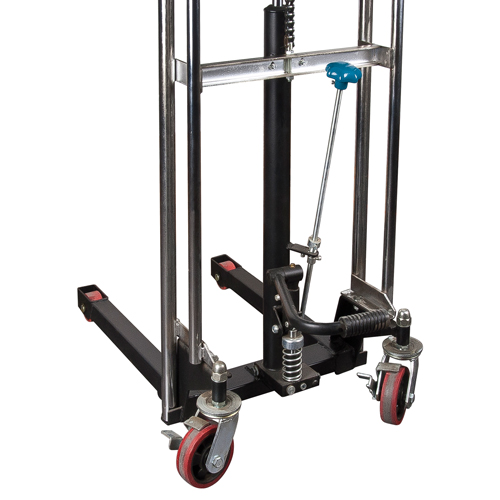 Hydraulic Platform Lift Stacker, Foot Pump Operated, 880 lbs. Capacity, 60" Max Lift Rideout Tool & Machine Inc.