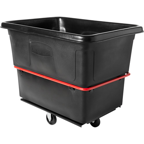 Chariot cubique utilitaire &agrave; usage intensif, Plastique recycl&eacute; noir, 48-1/4" lo x 34-1/8" la x 37-7/8" h, Volume 20 pi³, Capacit&eacute; 1200 lb Rideout Tool & Machine Inc.