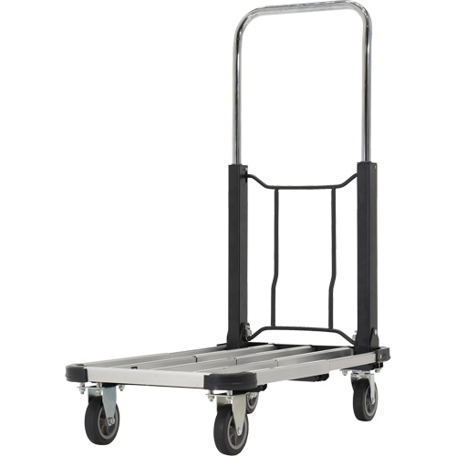 Fold-Up Platform Truck, Stainless Steel, 300 lbs., 28" L x 16" W, 33-1/2" High Rideout Tool & Machine Inc.