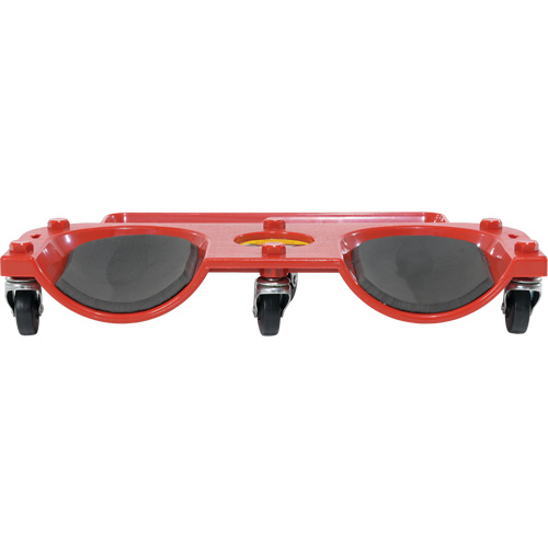 Socle roulant pour les genoux, Plastique, Rouge, Capacit&eacute; 350 lb Rideout Tool & Machine Inc.