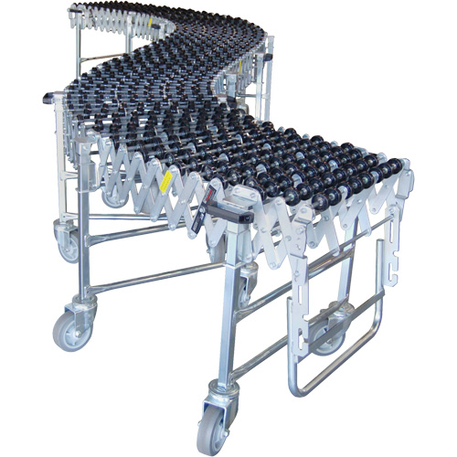 Expandable/Flexible Conveyors, 30" W x 8' 6" L, 226 lbs. per lin. ft. Capacity Rideout Tool & Machine Inc.