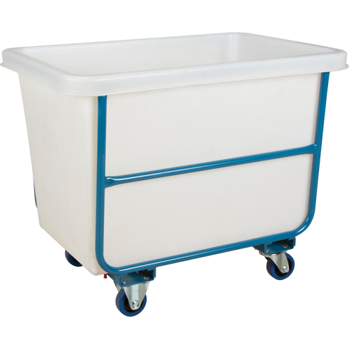 Tapered Wall Box Truck, White Polyethylene, 33" L x 20" W x 29" H, 7 cu. ft. Volume, 1000 lbs. Capacity Rideout Tool & Machine Inc.