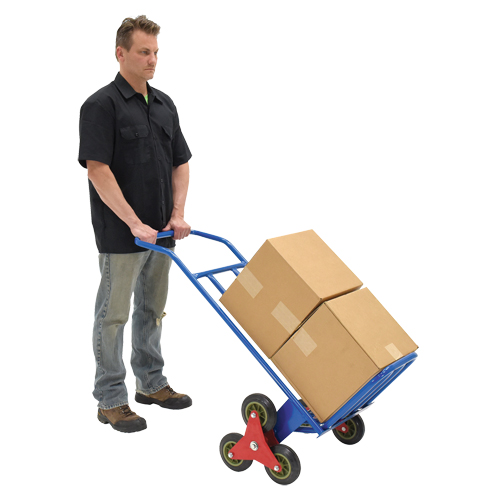 Stair Climbing Hand Truck, Steel Frame, 24" W x 45-3/4" H, 300 lbs. Capacity Rideout Tool & Machine Inc.