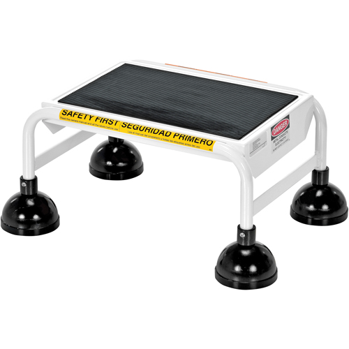 Stop-Step Ladders, 1 Steps, 16" Step Width, 9-9/16" Platform Height, Steel Rideout Tool & Machine Inc.