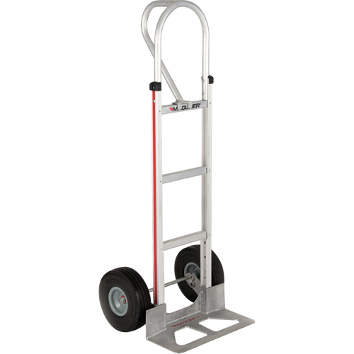 Straight Back Hand Truck, P-Handle Handle, Aluminum, 52" Height, 500 lbs. Capacity Rideout Tool & Machine Inc.