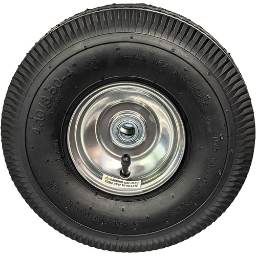Roue pneumatique de rechange pour diable, 10" (254 mm), Capacit&eacute; de 350 lb Rideout Tool & Machine Inc.
