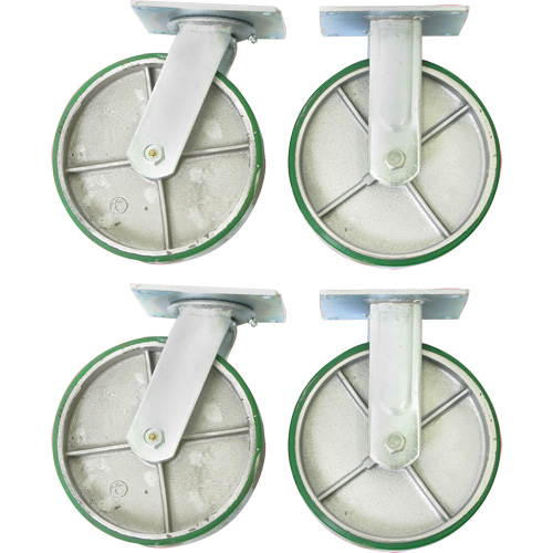 8" Caster Set for Platform Truck Rideout Tool & Machine Inc.