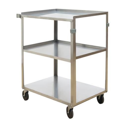 Shelf Carts, 3 Tiers, 18" W x 32" H x 27-3/8" D, 500 lbs. Capacity Rideout Tool & Machine Inc.