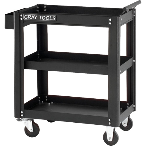 Chariot utilitaire, 19-1/4" lo x 27-1/2" la x 32-3/4" h, Gris Rideout Tool & Machine Inc.