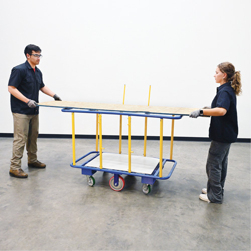 Horizontal Panel Cart, 63-7/16" x 28-1/2" x 40-15/16", 2000 lbs. Capacity Rideout Tool & Machine Inc.