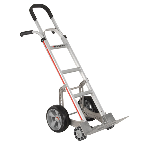 Self-Stabilizing Hand Truck, Combination Handle, Aluminum, 55'' Height, 500 lbs. Capacity Rideout Tool & Machine Inc.