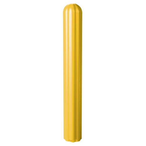Ribbed Bollard Cover, 6" Dia. x 56" L, Yellow Rideout Tool & Machine Inc.