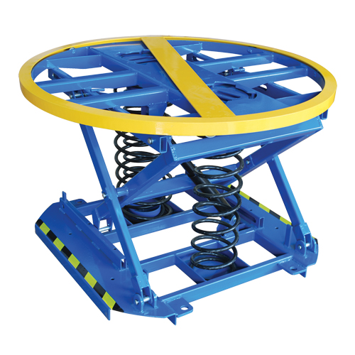 Plateforme de levage &agrave; ressorts, 43-5/8" lo x 43-5/8" la, Capacit&eacute; 4400 lb Rideout Tool & Machine Inc.