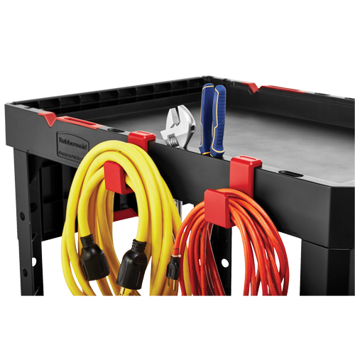 Heavy-Duty Adaptable Utility Cart, 2 Tiers, 17-3/4" x 36" x 46-1/5", 500 lbs. Capacity Rideout Tool & Machine Inc.