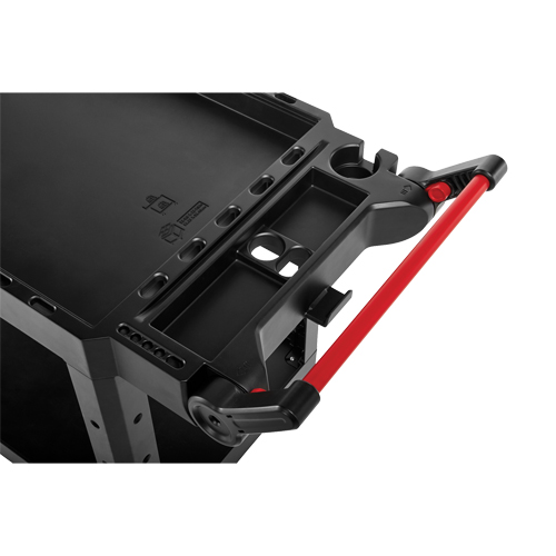 Heavy-Duty Adaptable Utility Cart, 2 Tiers, 17-3/4" x 36" x 46-1/5", 500 lbs. Capacity Rideout Tool & Machine Inc.