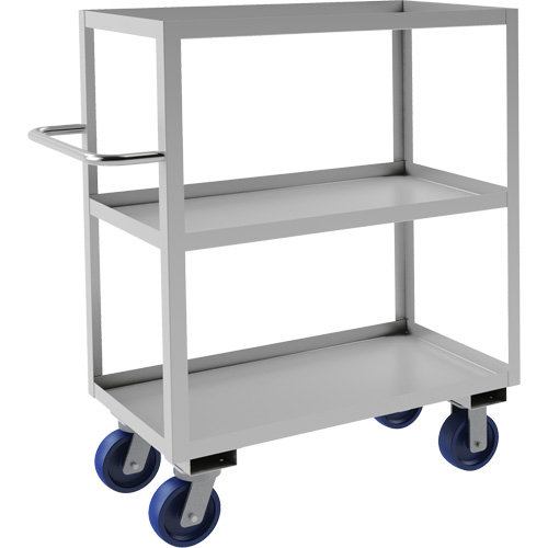 Industrial Grade Shelf Cart, 3 Tiers, 18-1/8" W x 47" H x 42" D, 1200 lbs. Capacity Rideout Tool & Machine Inc.
